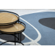Carpet VISCO dark blue 10 plush, IMITATION OF RABBIT FUR
