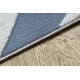Carpet VISCO dark blue 10 plush, IMITATION OF RABBIT FUR