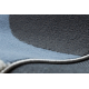 Carpet VISCO dark blue 10 plush, IMITATION OF RABBIT FUR