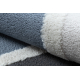 Carpet VISCO dark blue 10 plush, IMITATION OF RABBIT FUR