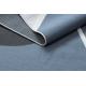 Carpet VISCO dark blue 10 plush, IMITATION OF RABBIT FUR