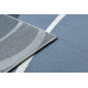 Carpet VISCO dark blue 10 plush, IMITATION OF RABBIT FUR
