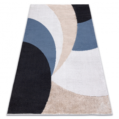 Modern SPRINGS 907 carpet Geometric - structural beige / anthracite