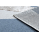 Moderný koberec SPRINGS 907 Geometrický - Štrukturálny bez / antracitová