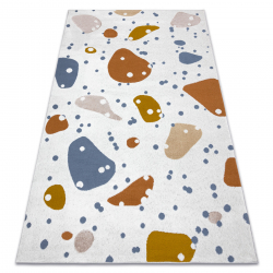 Covor din lână TAHAR 99005C bej - buclă ȚESUTĂ MÂNĂ, Uniforma 