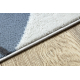 CURVY white 11 Arches washable rug, structured, embossed, plush