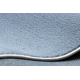 CURVY white 11 Arches washable rug, structured, embossed, plush