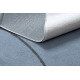 CURVY white 11 Arches washable rug, structured, embossed, plush