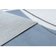 CURVY white 11 Arches washable rug, structured, embossed, plush