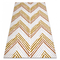 Tapis TEDDY NEW wool 45 Shaggy crème très épais, en peluche