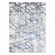 Carpet ACRYLIC VALS 8381 Lines spatial 3D blue