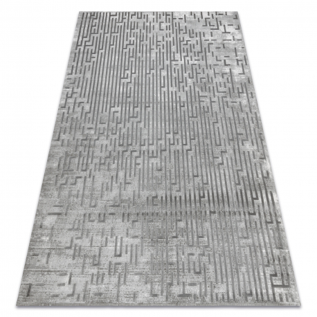 Akril VALS szőnyeg 3943 labirintus vintage szürke 
