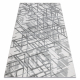 Tappeto ACRILICO VALS Linee 8381 spaziale 3D grigio 