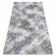 Tapijt ACRYL VALS 8375 Geometrisch ruimtelijk 3D ivoor / grijskleuring