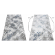 Teppe akryl VALS 8375 Geometriske 3D elfenben / grå