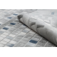 Carpet ACRYLIC VALS 8375 Geometric spatial 3D ivory / grey