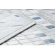 Teppich ACRYL VALS 8375 Geometrisch räumlich 3D elfenbein / grau 