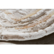 Koberec AKRYL VALS 1553 vzor rámu mramor vintage béžová / slonová kosť