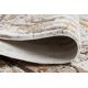 Koberec AKRYL VALS 1553 vzor rámu mramor vintage béžová / slonová kosť