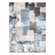 Tapis ACRYLIQUE ELITRA 6215 Abstraction vintage gris / bleu