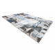 Akril VALS szőnyeg ELITRA 6215 Absztrakció vintage szürke / kék