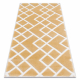 Tæppe ACRYL VALS 3232 Geometriske 3D gul / elfenben