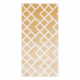 Tepih AKRIL VALS 3232 Geometrijski prostorne 3D boja / Ivory