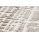 Kilimas Akrilas VALS 3236 Abstrakcijos vintažas smėlio spalvos