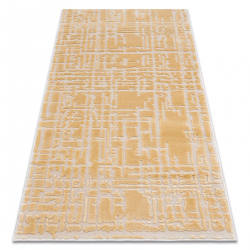 Tæppe ACRYL VALS 3236 Abstraktion gul / beige