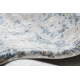 Tæppe ACRYL VALS 8121 Abstraktion vasket grå / blå 