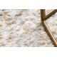 Teppich ACRYL ELITRA 8660 Abstraktion vintage elfenbein / orange 