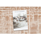 Kilimas Akrilas VALS 3236 Abstrakcijos vintažas vario / smėlio spalvos