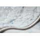 Tæppe ACRYL ELITRA 9962 Marmor vasket elfenben / blå