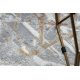 Teppich ACRYL ELITRA 9964 Gitter vintage grau / gelb 