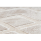 Carpet ACRYLIC VALS 3232 Geometric spatial 3D beige