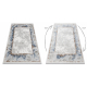 Teppich ACRYL VALS 1738 Rahmen, Diamanten grau / blau 
