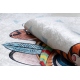 BAMBINO 1960 mosható szőnyeg Tigris, indiai gyerekeknek csúszásgátló - fehér