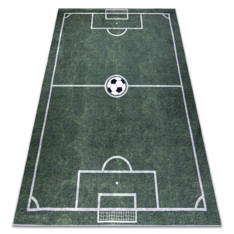 BAMBINO 2138 mosható szőnyeg Pálya, foci gyerekeknek csúszásgátló - zöld 
