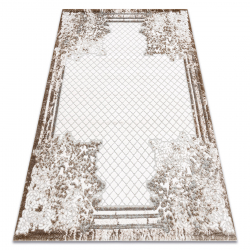 Carpet ACRYLIC VALS 039 45 Flowers frame ivory / beige