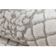 Kilimas Akrilas VALS 039 45 Gėlės rėmas dramblio kaulo / smėlio spalvos 