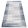 Covor acril VALS 103 Geometric, cadru spațial 3D gri / fildeş 