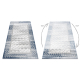 Kilimas Akrilas VALS 103 Geometrinis, rėmelis 3D pilka / dramblio kaulo