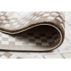 Kilimas Akrilas VALS 103 Geometrinis, rėmelis 3D bézs / dramblio kaulo