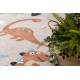 Teppich FUN Dino für Kinder, Dinosaurier beige