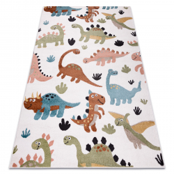 Carpet FUN Dino for children, dinosaurs cream