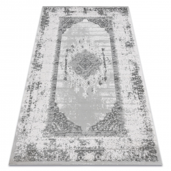 Килим SHAGGY 1114 хвилі срібло