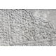 Χαλί ακρυλικό VALS 8801 Πλαίσιο στολίδι ελεφαντόδοντο / γκρι