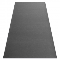 Pogumovaný koberec RUMBA 1897 jedna barva tmavošedý