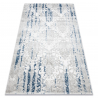 Covor acril VALS 6177 Ornament gri / albastru