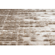 Kilimas Akrilas VALS 8376 Geometrinis 3D rudas / smėlio spalvo
